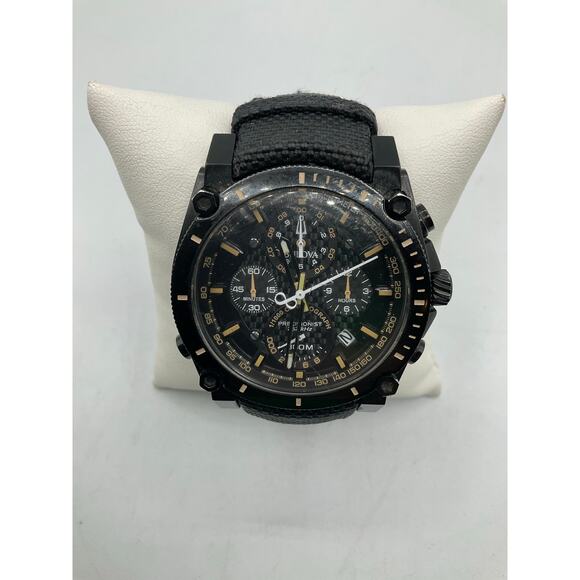 Bulova Other - Bulova Precisionist Men's Watch C9771047, Black-about 49mm